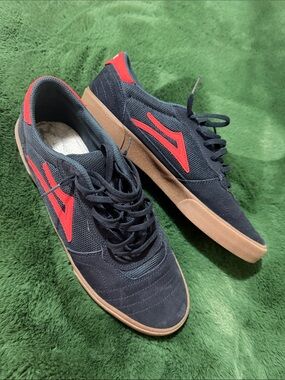 Lakai Sneakers Navy & Red Low-Top Casual Sneakers